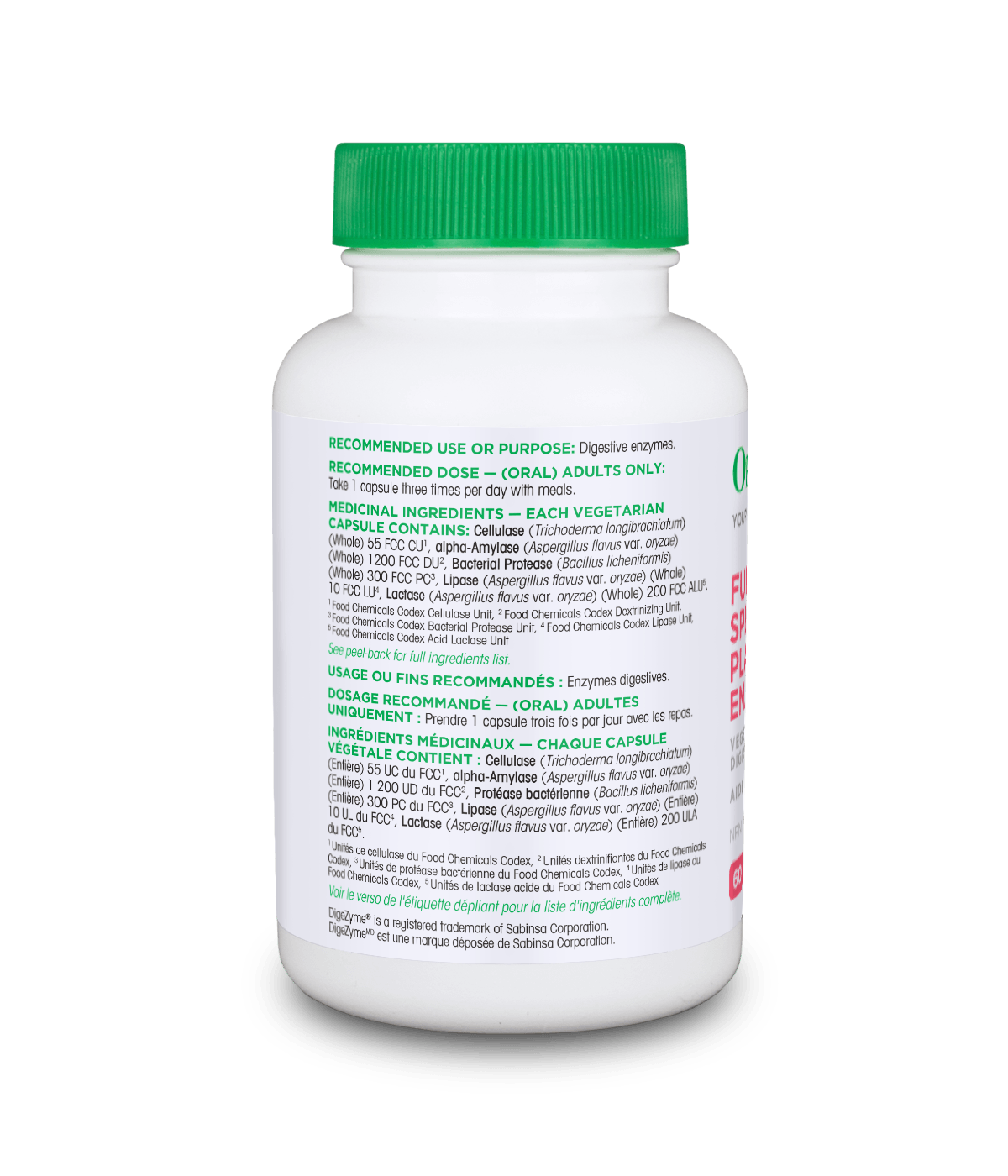Organika Full Spectrum Plant Enzymes 260 vcaps