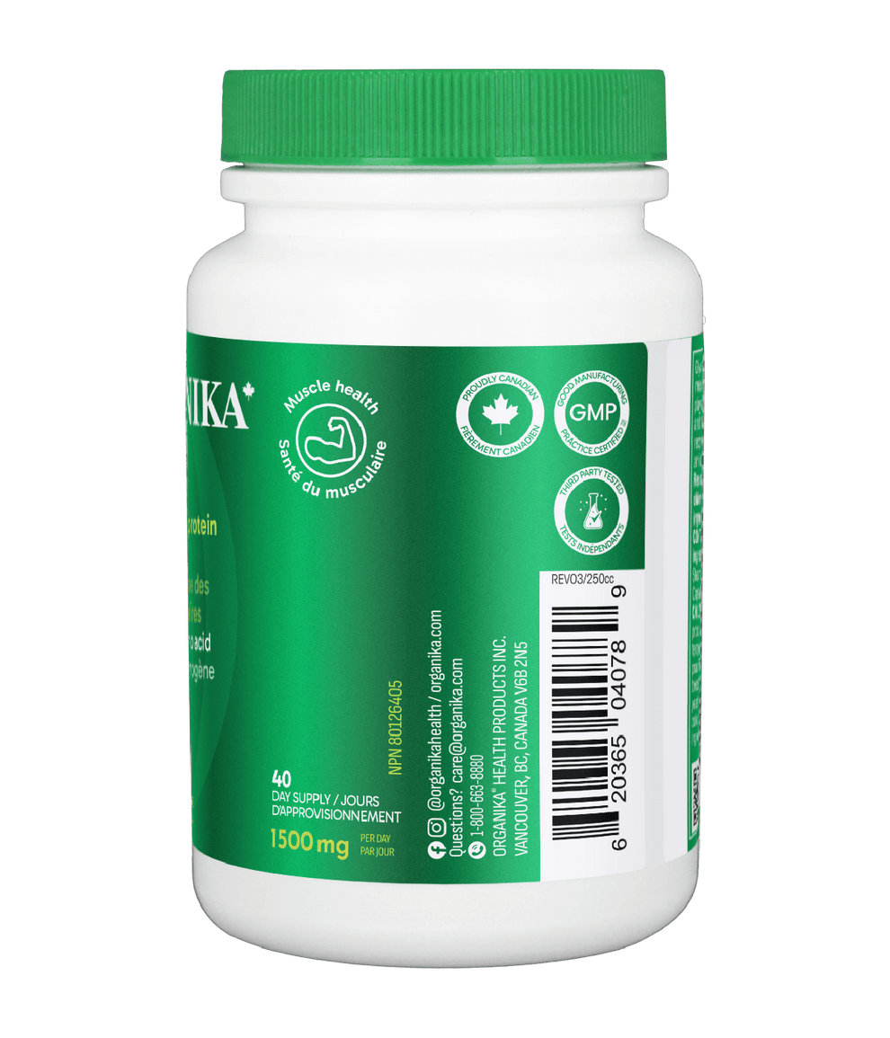 6x Organika Glycine - Proteinogenic Amino Acid 120 vcaps Bundle