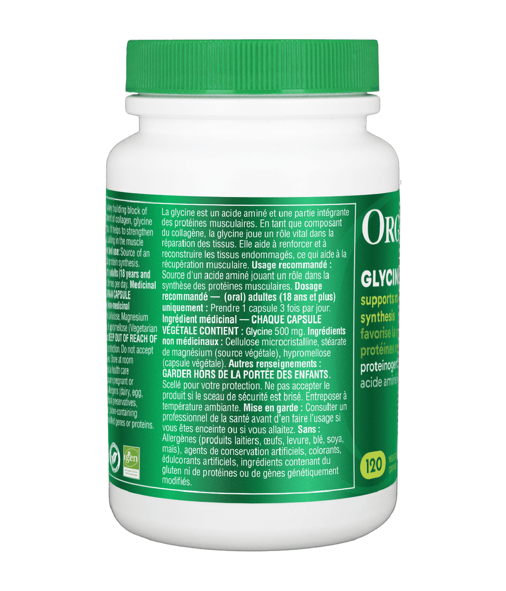 6x Organika Glycine - Proteinogenic Amino Acid 120 vcaps Bundle
