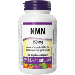 Webber Naturals NMN 150 毫克，100 粒素食胶囊