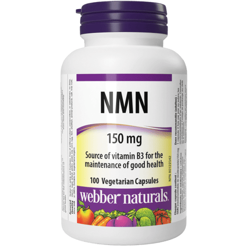 Webber Naturals NMN 150 毫克，100 粒素食膠囊