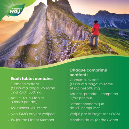 Nature's Way 姜黄全效精华素，120片