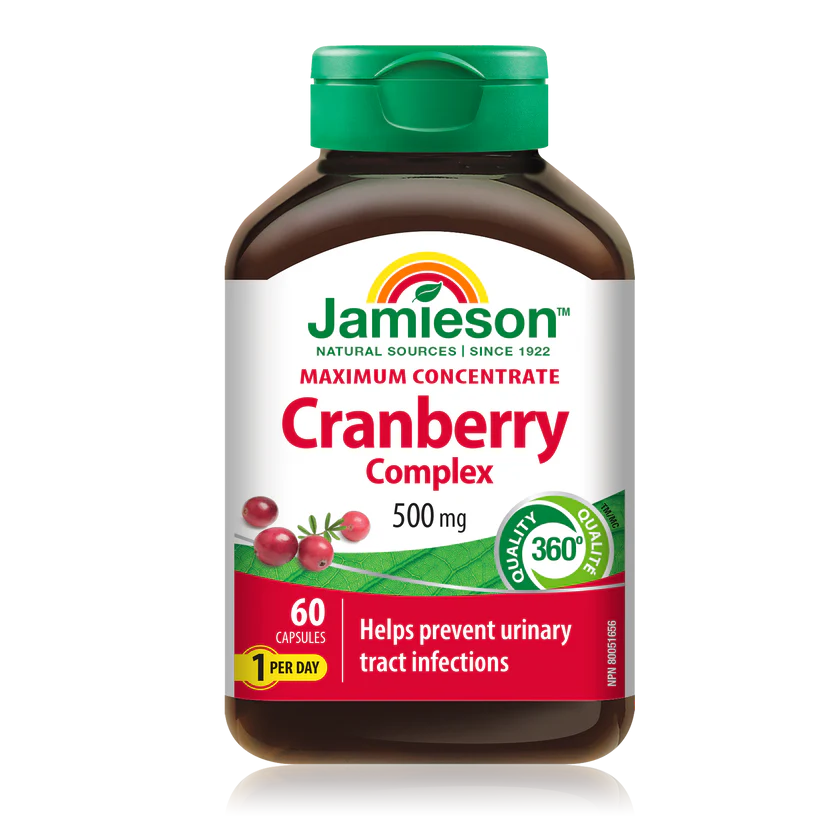 Jamieson Cranberry 500 mg 60 capsules