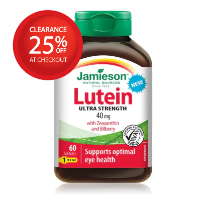 【清仓特价】Jamieson 超高強度葉黃素40毫克，60粒軟膠囊 有效期2026年八月