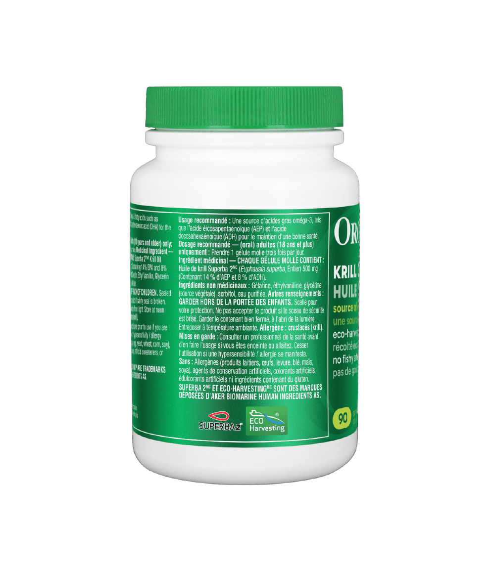 6x Organika Krill Oil 500 mg 90 softgels Bundle