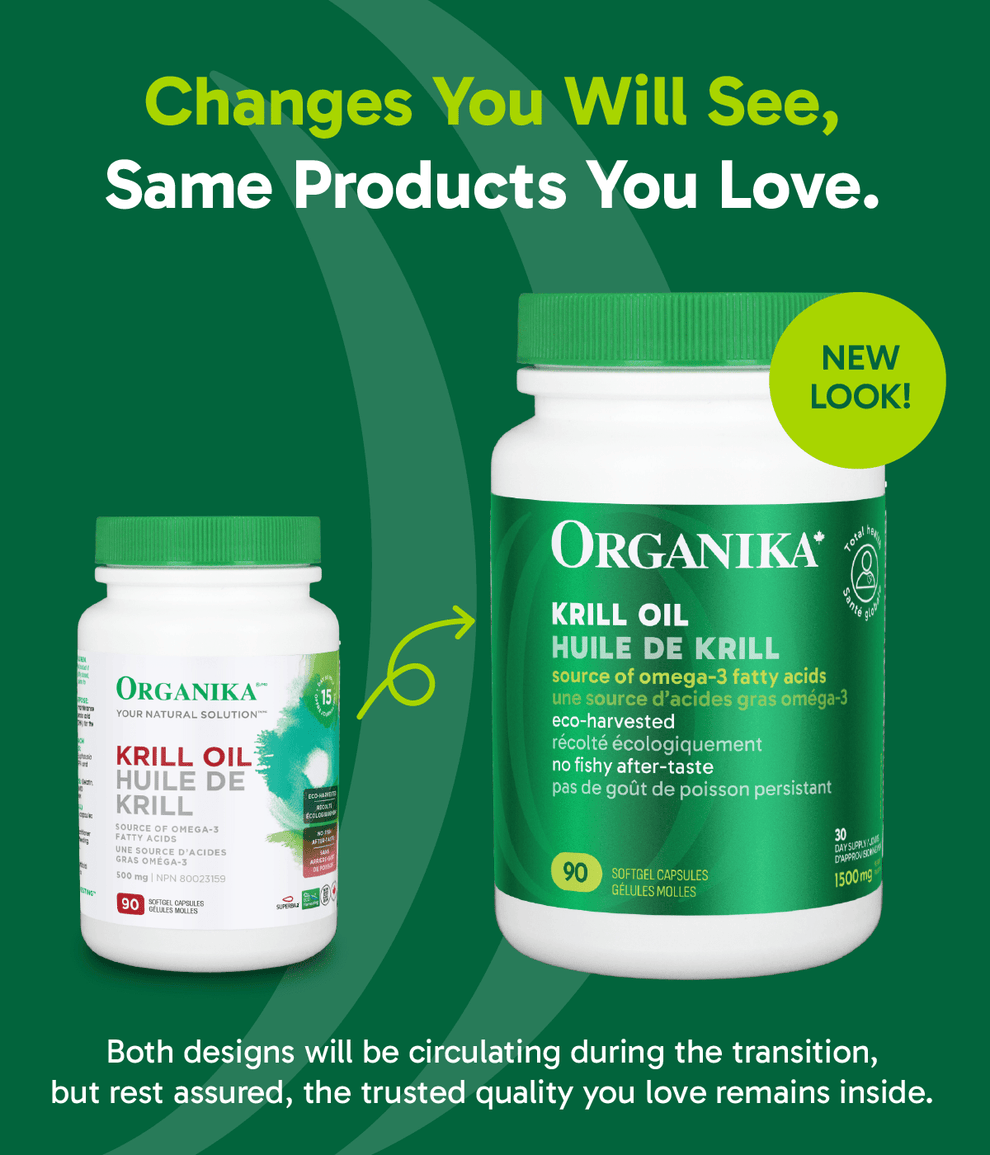 6x Organika Krill Oil 500 mg 90 softgels Bundle