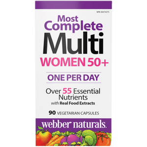 Webber Naturals  Women's 50+ Most Complete Multi, 90 Vegetarian Capsules