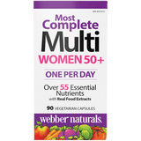 Webber Naturals  Women's 50+ Most Complete Multi, 90 Vegetarian Capsules