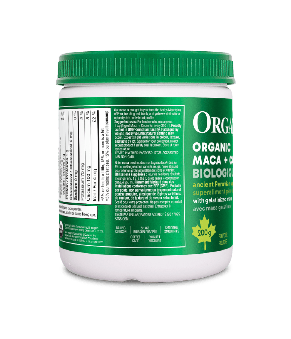 6x Organika Maca + Cacao Powder 200g Bundle