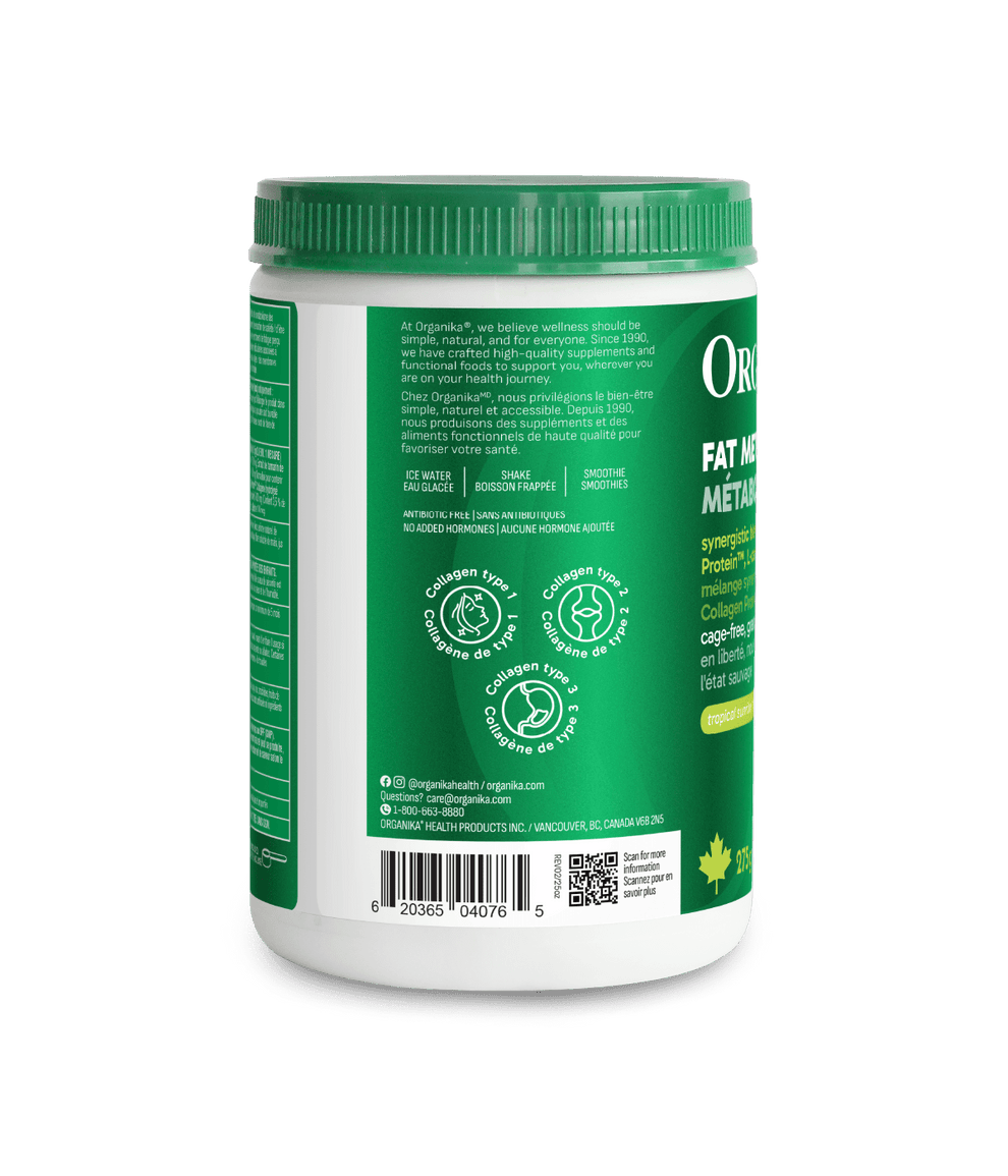 6x Organika Fat Metabolizer Powder Tangy-Sweet Grapefruit 275 g Bundle