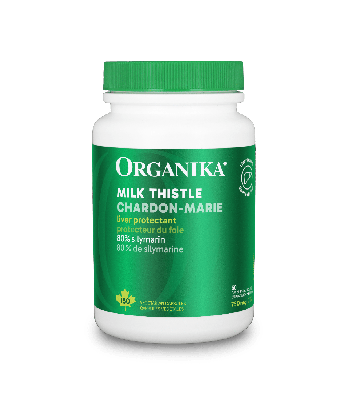 [优惠组合] 6瓶x Organika 高含量奶蓟草保肝素(水飞蓟素)，250毫克，180粒