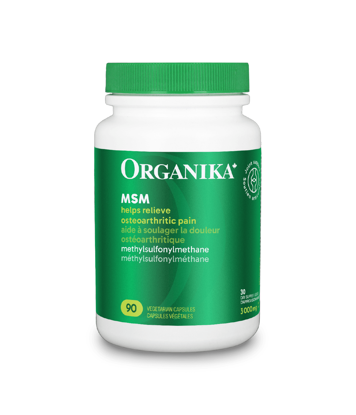 6x Organika MSM (Methyl-Sulfonyl-Methane) 1000 mg 90 veg capsules Bundle