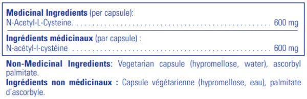 Pure Encapsulations, NAC, 600mg, 180 Capsules