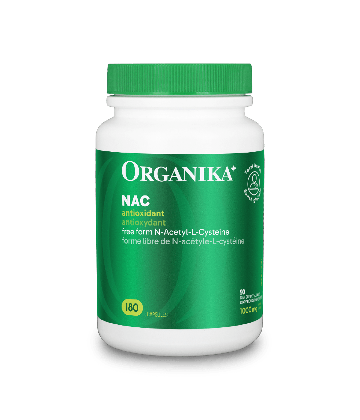 6x Organika NAC (N-Acetyl-L-Cysteine) 500 mg 180 Capsules Bundle