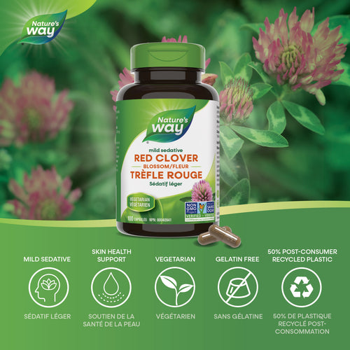 Nature's Way Red Clover Blossom and Herb 100 caps