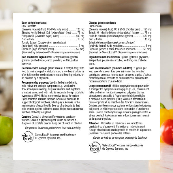 Webber Naturals 超级前列腺配方（每天一粒），110 粒软胶囊