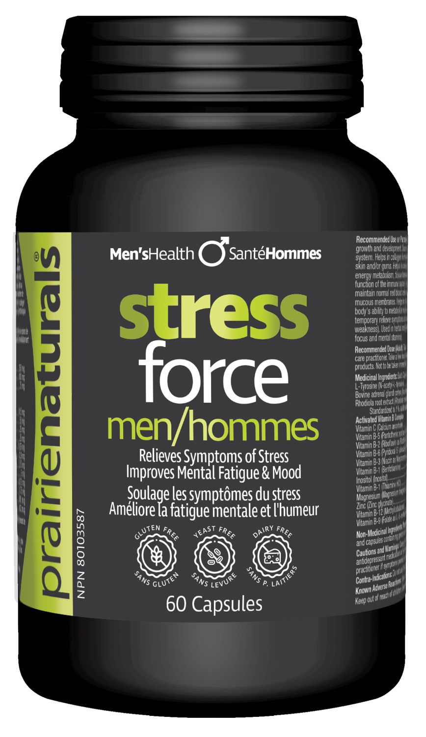 Prairie Naturals 男士舒緩壓力膠囊 60 粒