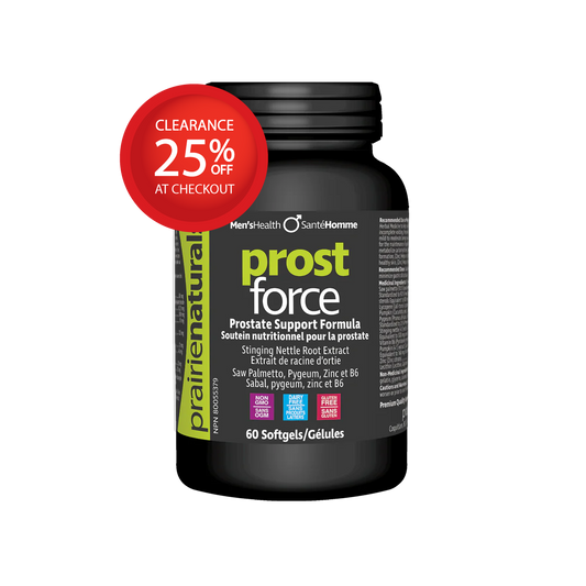 【clearance】Prairie Naturals Prost-Force 60 softgels EXP JUL 2026