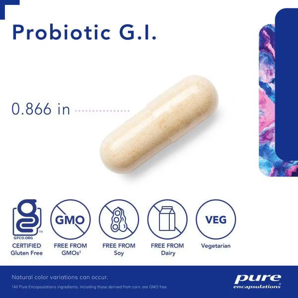Pure Encapsulations, Probiotic G.I., 60 Vcaps
