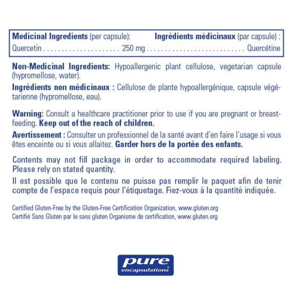 Pure Encapsulations, Quercetin, 120 Capsules