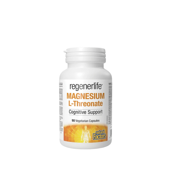 Natural Factors Magnesium L-Threonate  667 mg  90 Vegetarian Capsules