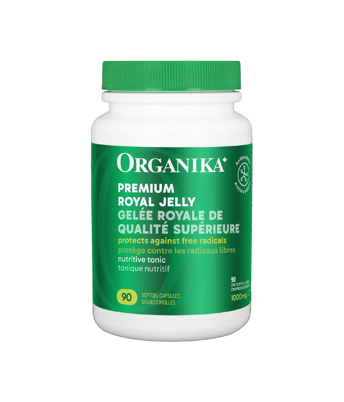 6x Organika Royal Jelly 1000mg 90 softgels Bundle