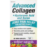 Webber Naturals Advanced Collagen + Hyaluronic Acid and Boron, 40 caplets