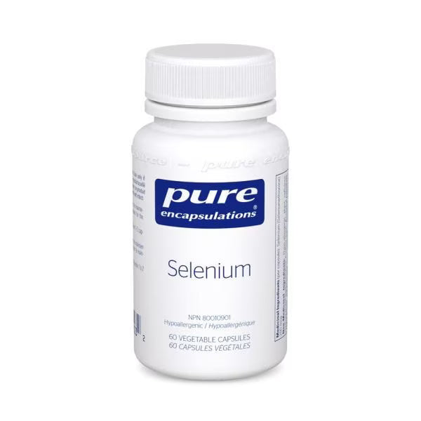 Pure Encapsulations有機硒代蛋氨酸膠囊 200微克 提升免疫 支持甲狀腺/前列腺健康