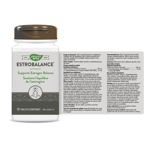 Enzymatic Therapy 荷尔蒙平衡片，30粒素食胶囊