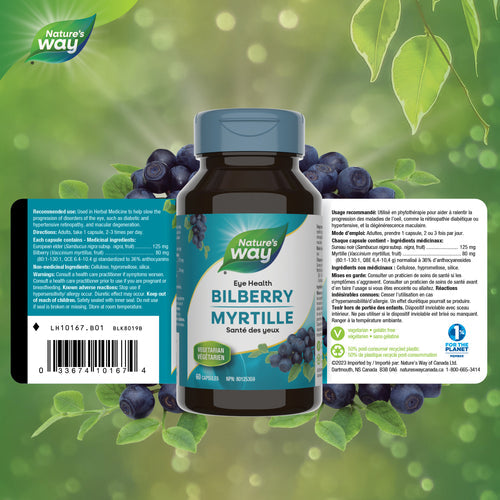 Nature's Way Bilberry 60 capsules