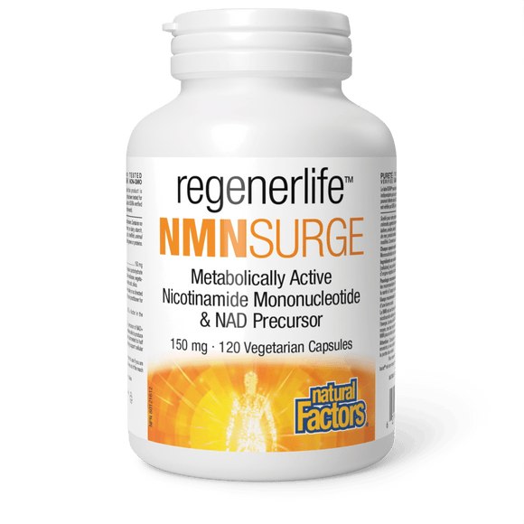 Natural Factors RegenerLife™ NMNSurge, 120 vcaps
