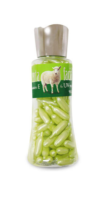 Bill Natural Sources Facial Oil with Placenta Protein with Aloe Vera and Vitamin E SPF15 90 gelcaps