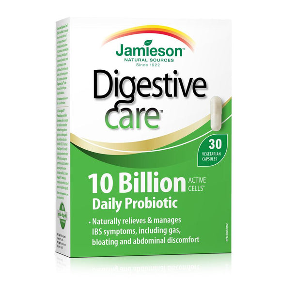 Jamieson Digestive Care Daily Relief 10 Billion, 30 caps