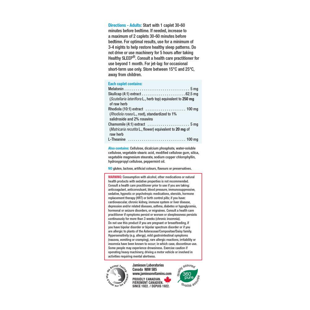 Jamieson 健康助眠 16片胶囊