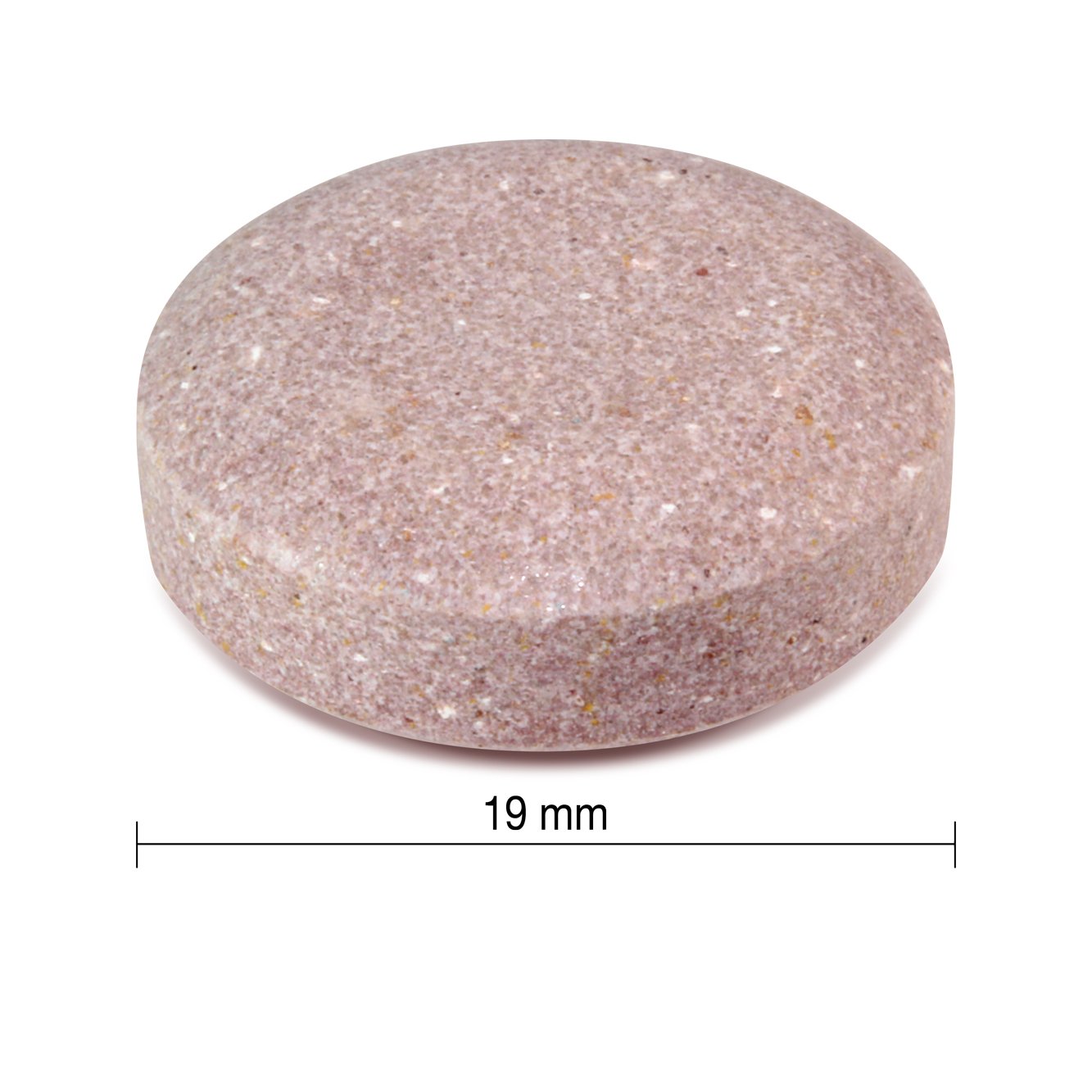 Jamieson Prenatal 100% Complete Multivitamin Chewable - Cranberry Apple 60's 健美生 tablet size is 19 mm in diameter