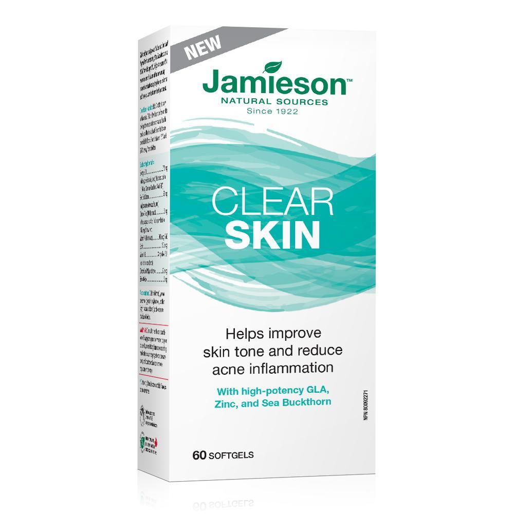 Jamieson Clear Skin 60 softgels 健美生 box