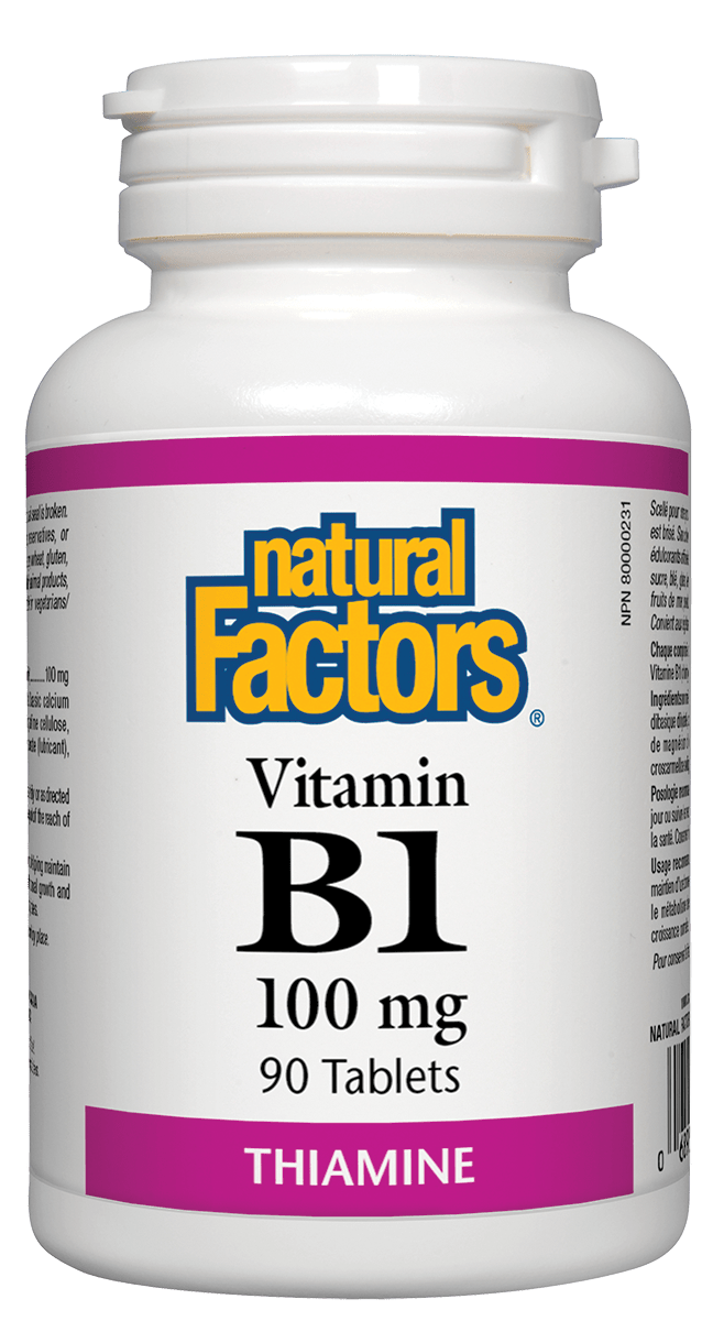 Natural Factors 维生素 B1 100毫克 90 片