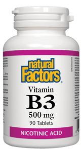 Natural Factors Vitamin B3 500 mg 90 tablets