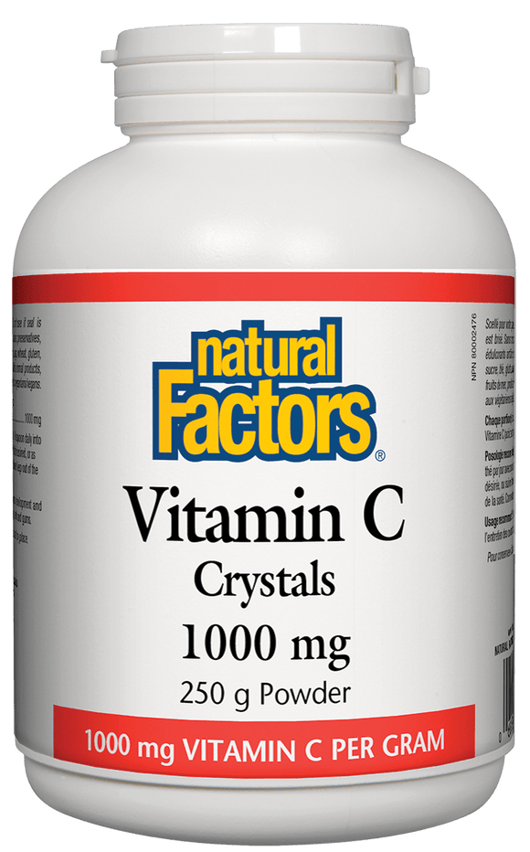 Natural Factors Vitamin C Crystals, 250g