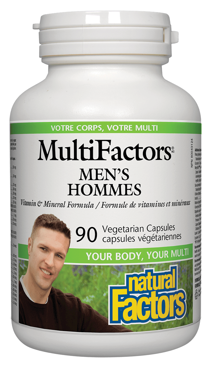 Natural Factors 多元素 男士综合维他命矿物质，90粒