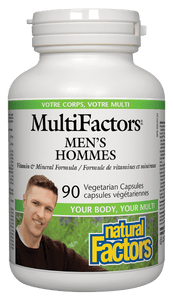 Natural Factors MultiFactors Men's, 90 VegiCap