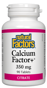 Natural Factors 钙元素, 350毫克, 90粒