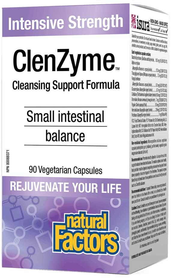 Natural Factors ClenzDida™强度消化酶，90粒素食胶囊