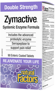 Natural Factors Zymactive Double Strength 90 Enteric Coated Tablets