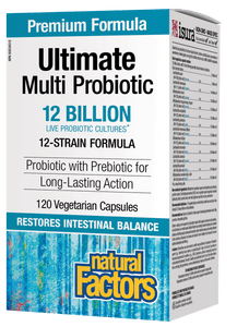 Natural Factors 终极强效益生菌配方, 120粒素食胶囊