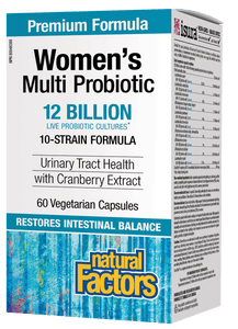 Natural Factors Women's Multi Probiotic Formula, 60 caps