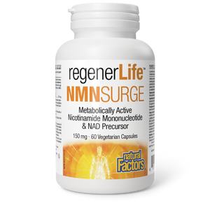 Natural Factors RegenerLife™ 抗衰老活性（NMN）烟酰胺单核苷酸，60 粒素食胶囊