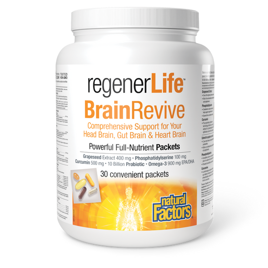 Natural Factors RegenerLife 长寿脑健康每日营养组合包，共30 包