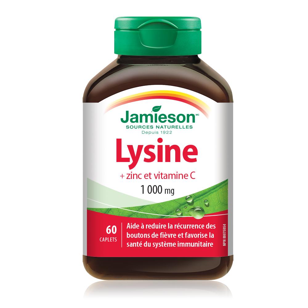 Jamieson Lysine, Zinc, & Vitamine C 60 caplets