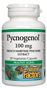 Natural Factors Pycnogenol 100 mg 30 vegetarian capsules